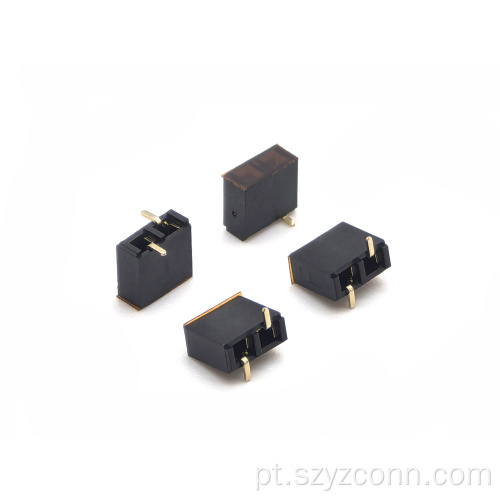 Conector fêmea SMT 2P do cabeçalho do passo de 2,54 mm